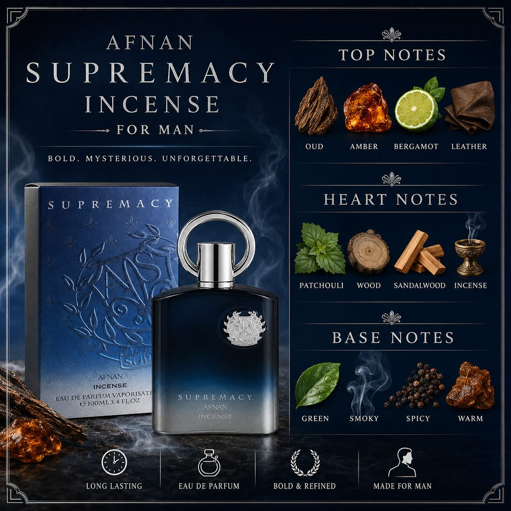 Afnan Supremacy Incense Eau de Parfum 100ml Men