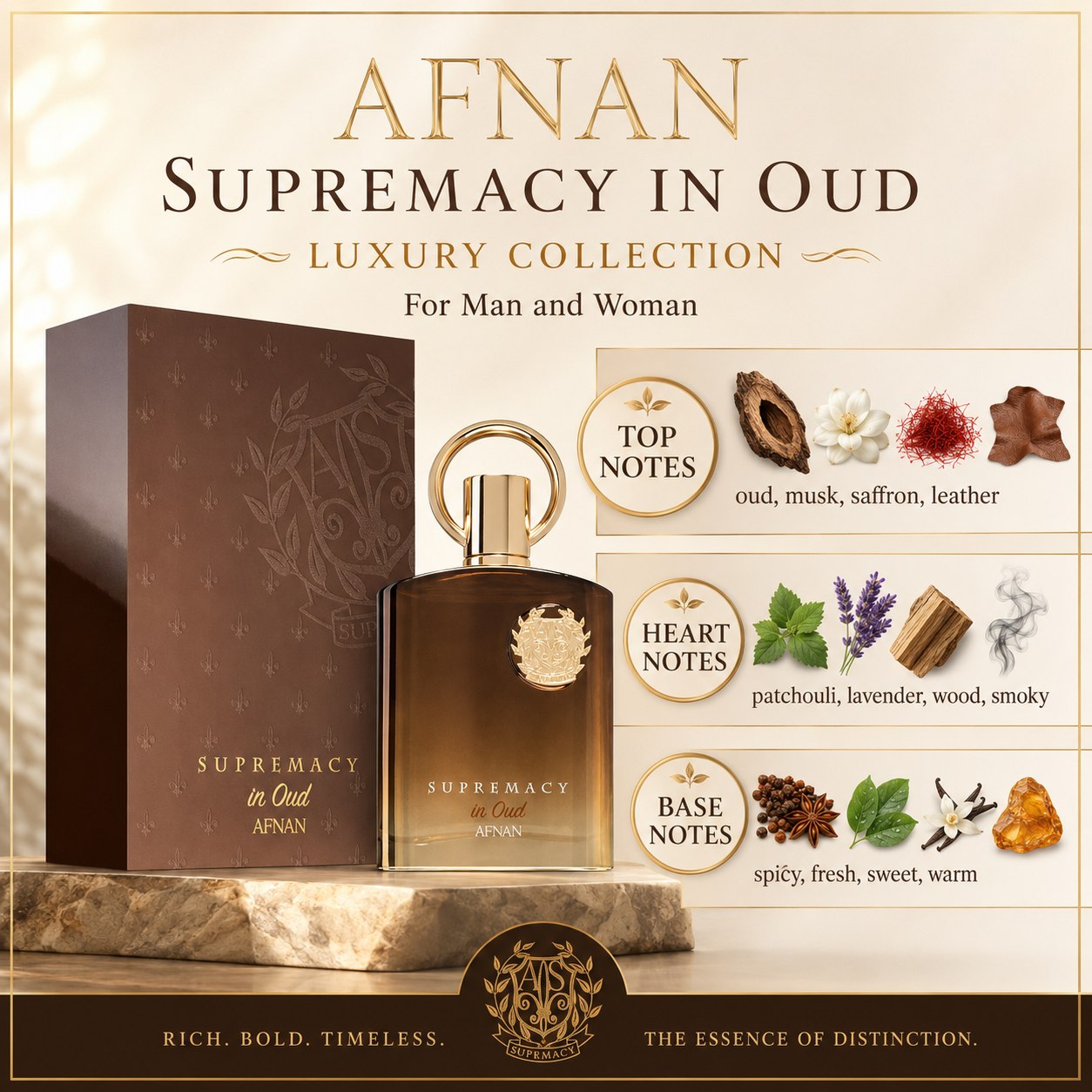 Afnan Supremacy In Oud Extrait de Parfum 100ml Unisex