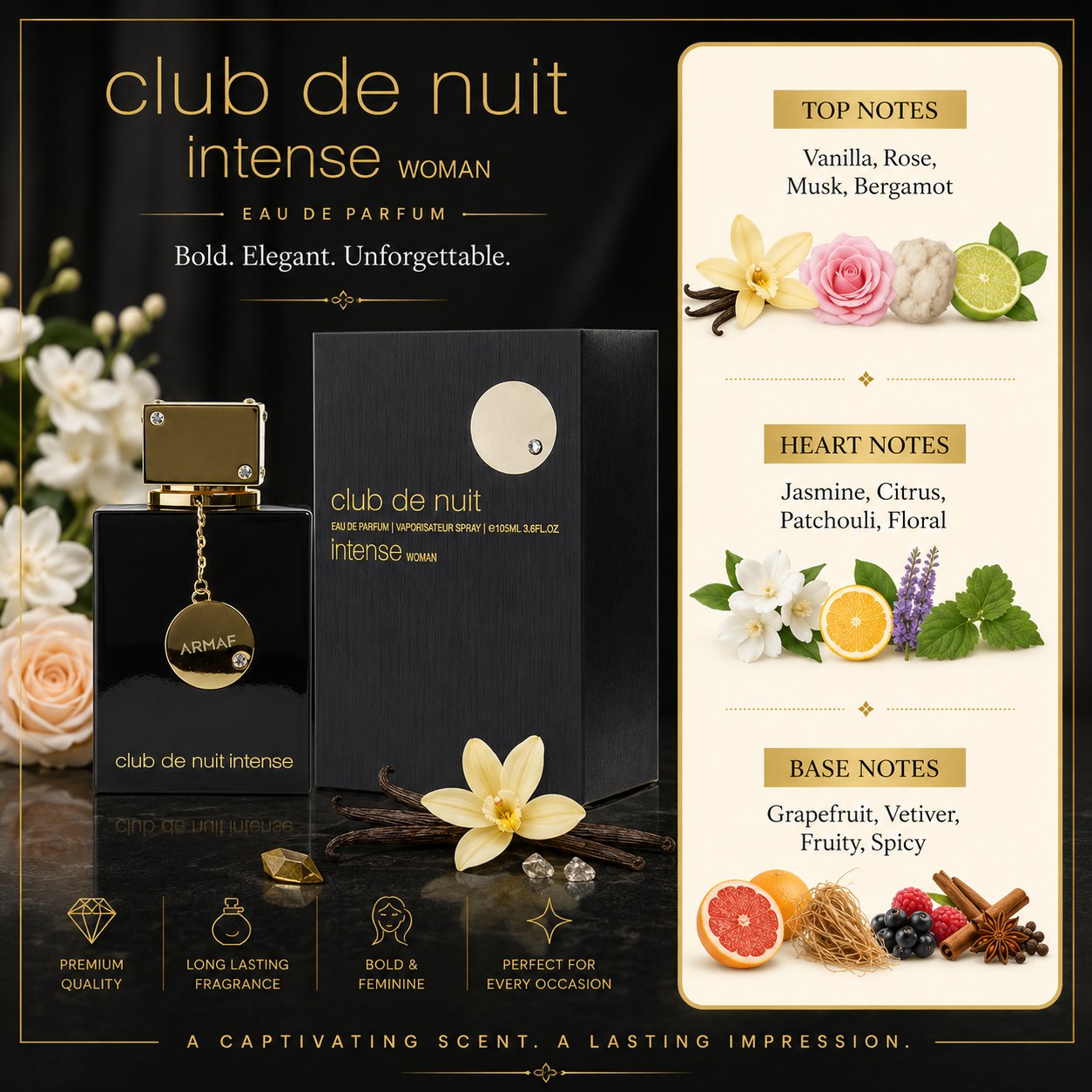 Armaf Club De Nuit Intense Woman Eau de Parfum 105ml Women