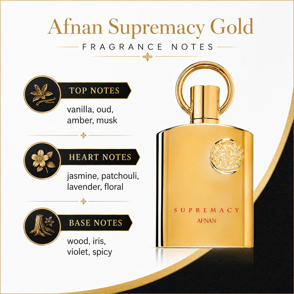 Afnan Supremacy Gold Eau de Parfum 100ml Unisex