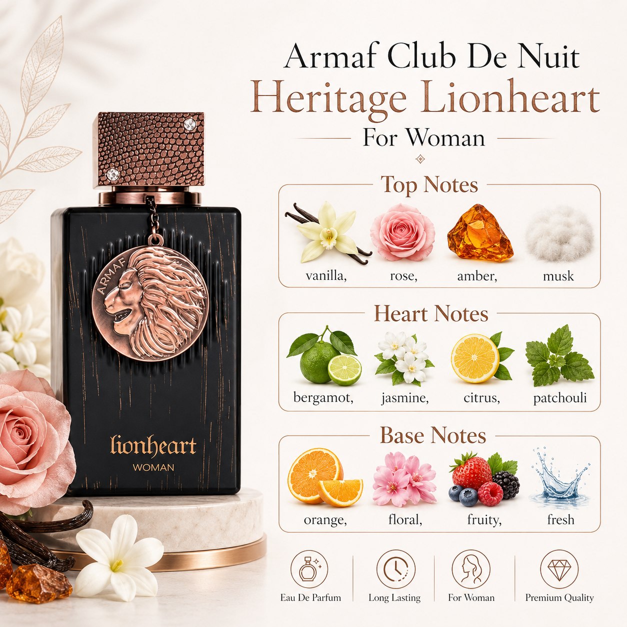 Armaf Club De Nuit Lionheart Woman Eau de Parfum 100ml Women