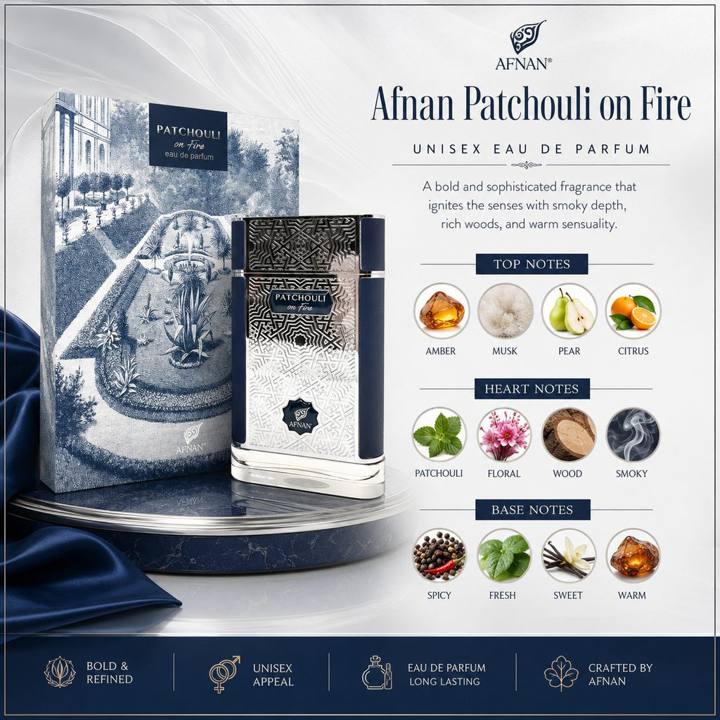 Afnan Patchouli On Fire Eau de Parfum 80ml Unisex