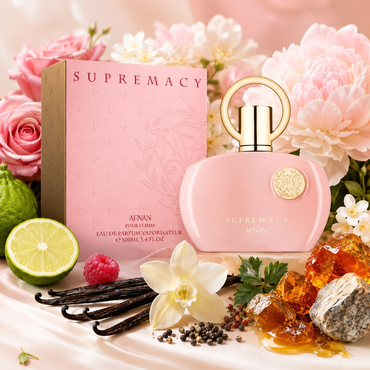 Afnan Supremacy Pink Eau de Parfum 100ml Women