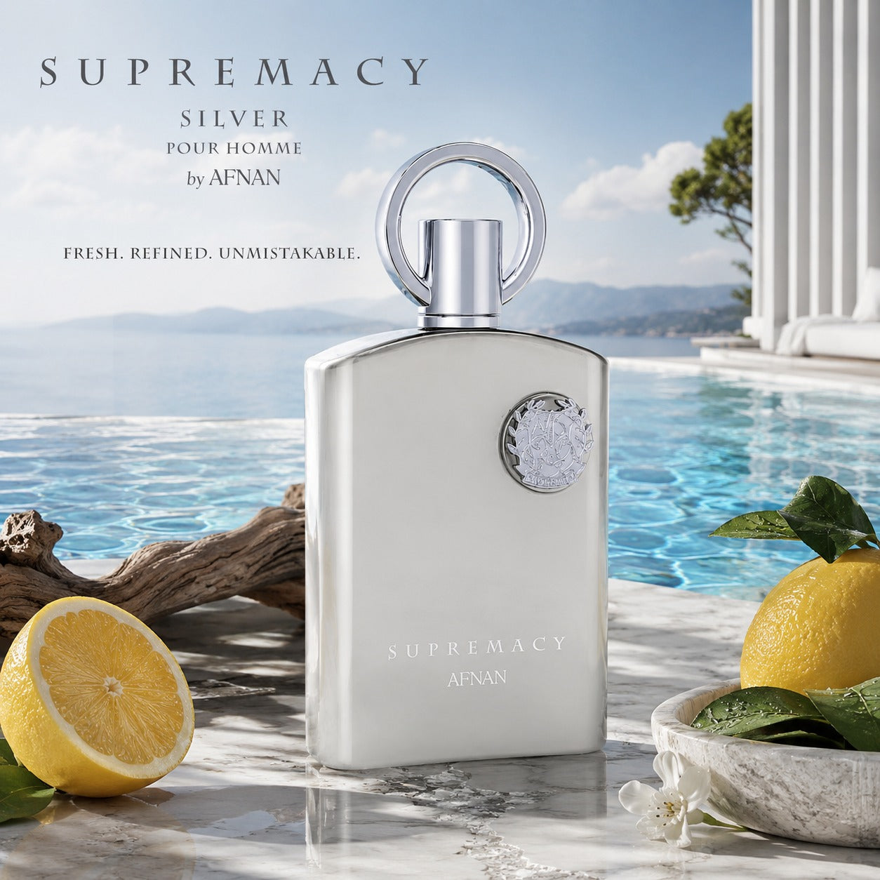 Afnan Supremacy Silver Eau de Parfum 100ml Men
